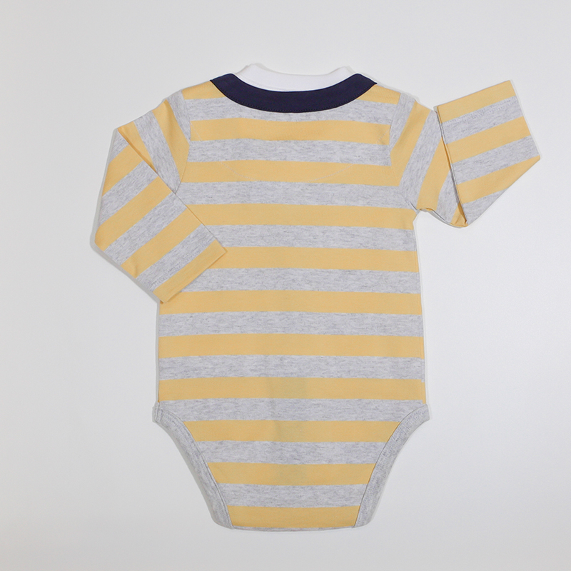 Put a Stripe On It Yellow Combo Striped Bodysuit